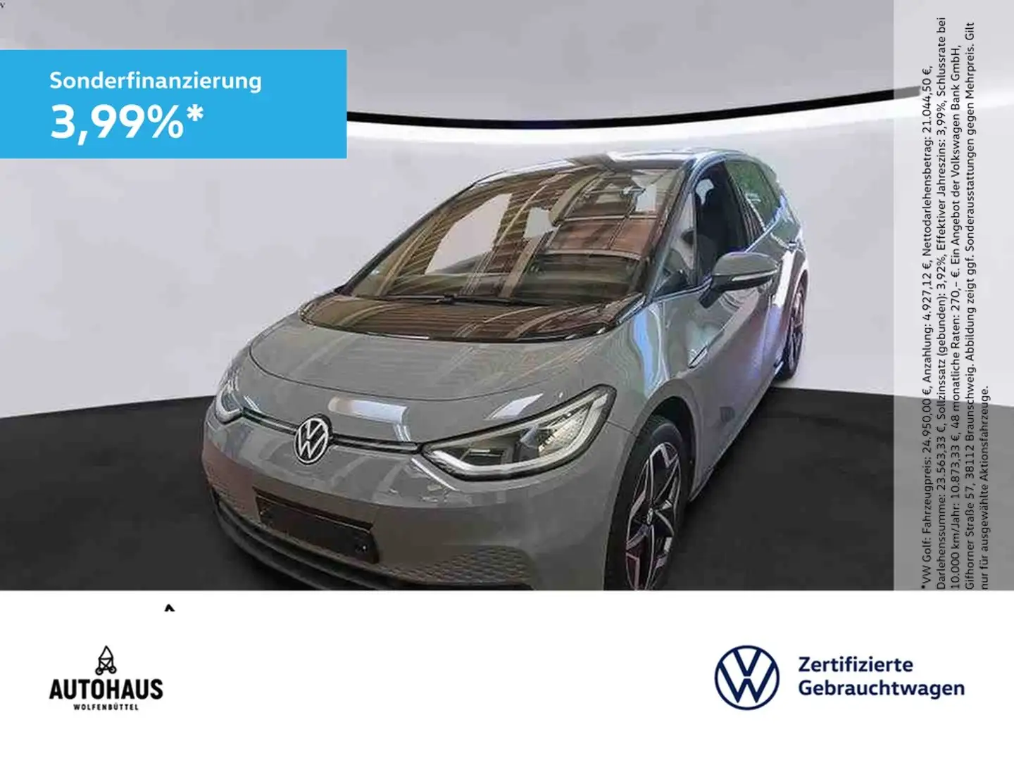 Volkswagen ID.3 Pro Performance 150 kW Family ACC LED PANO Grau - 1
