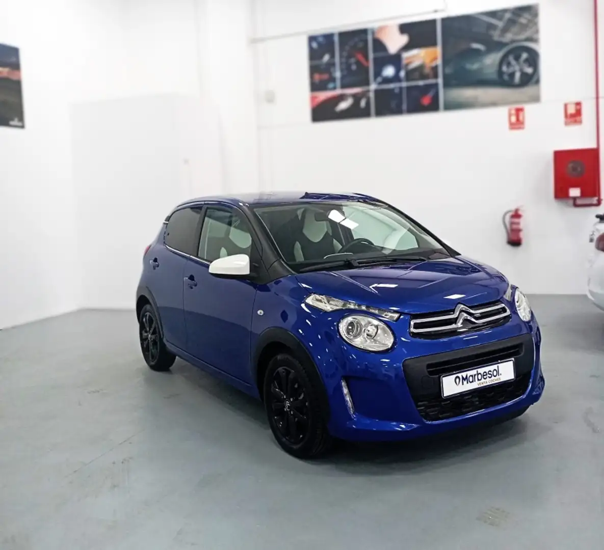 Citroen C1 Pequeño Manual de 5 Puertas Azul - 2