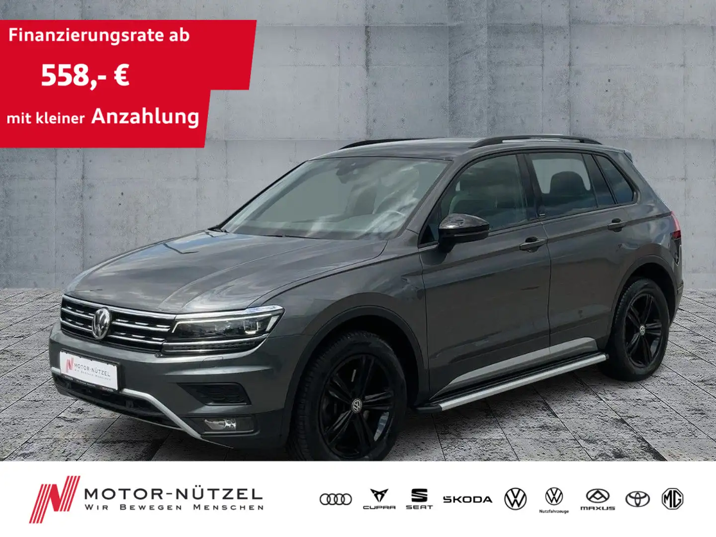 Volkswagen Tiguan 2.0 TSI DSG CL LED+NAVI+APP+AID+SHZ+DAB Gris - 1