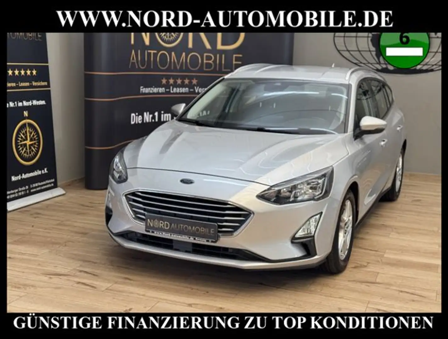 Ford Focus Turnier 1.5 EcoBlue *AHK*LED*SPUR*NAVI* Cool&Conne Silber - 1