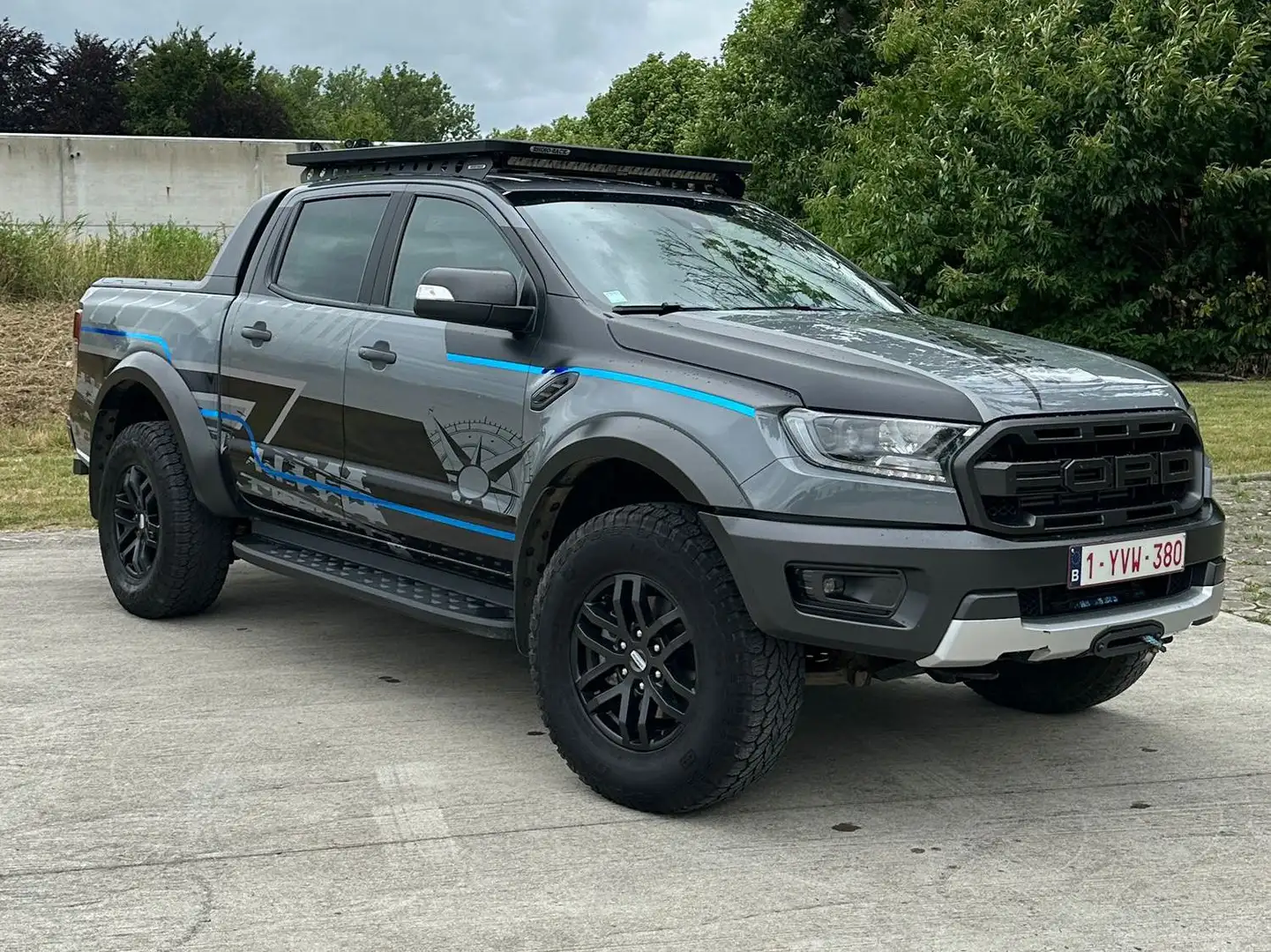 Ford Ranger 2.0 BiT EcoBlue Raptor (EU6.2) Gris - 2
