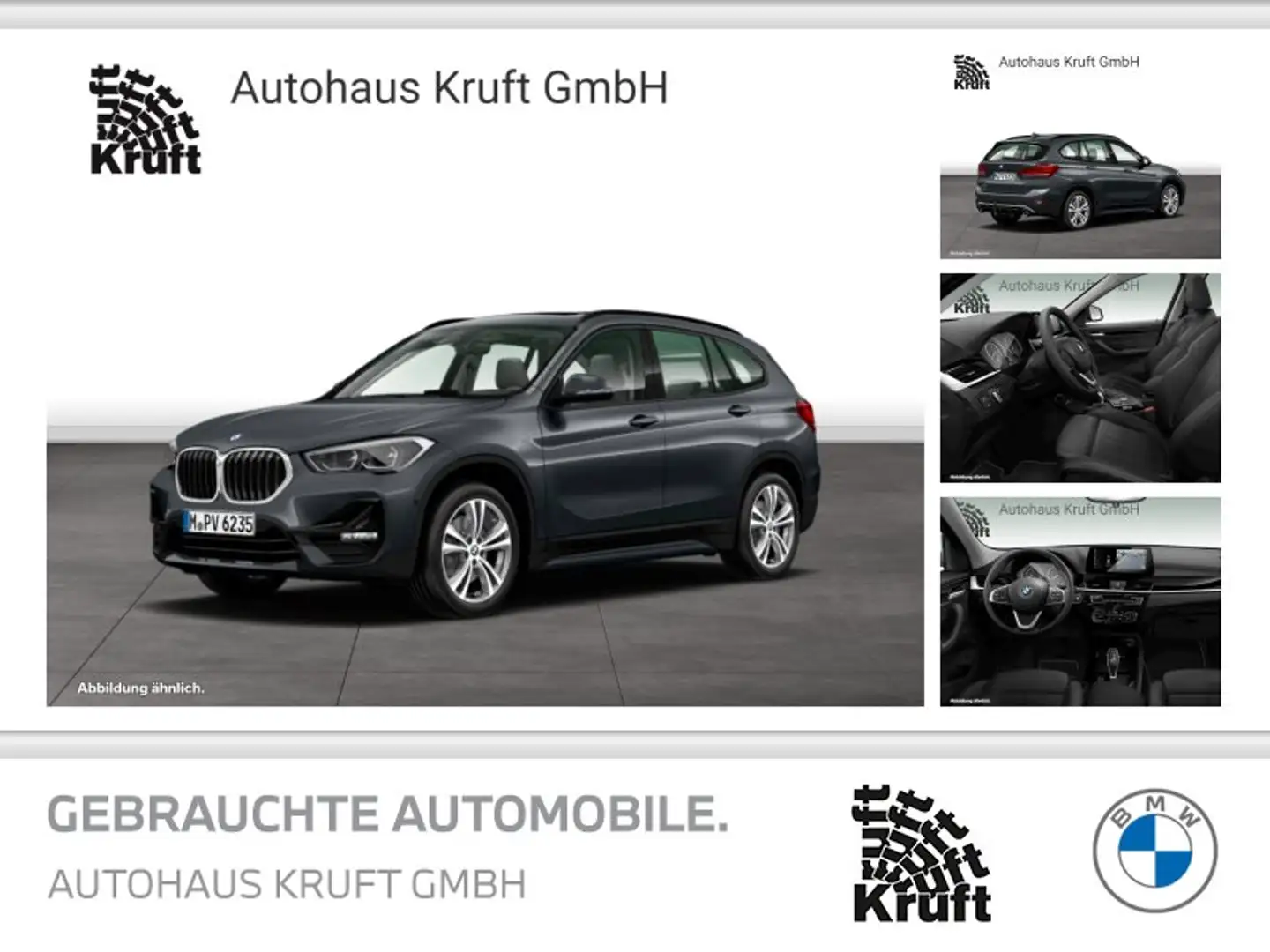 BMW X1 xDrive25d SPORT LINE+NAV PLUS+PANO+KAMERA+HUD+ Grau - 1