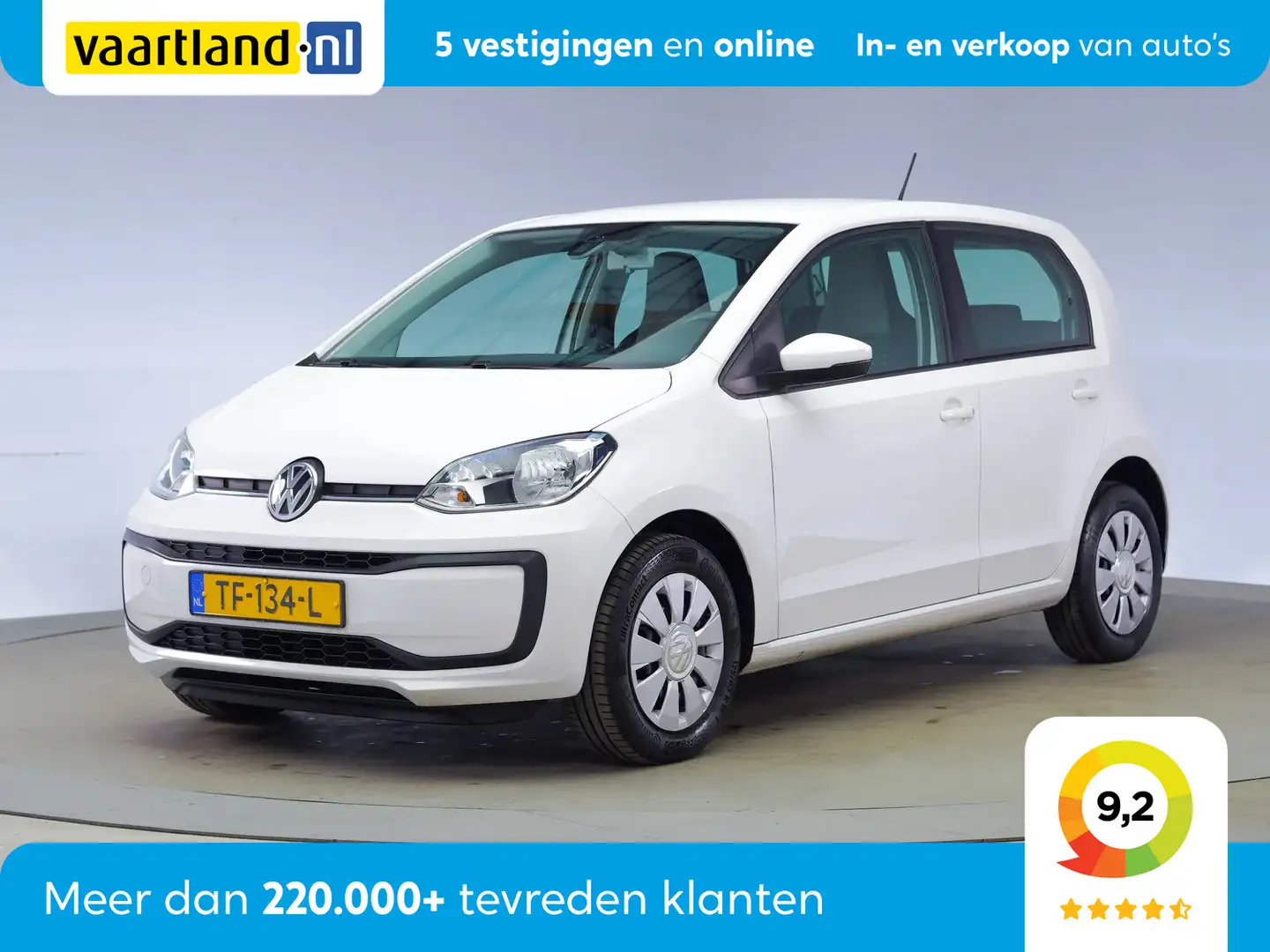 Volkswagen up! 1.0 Move up! 5-drs [ Airco DAB tuner LED ] Wit - 1