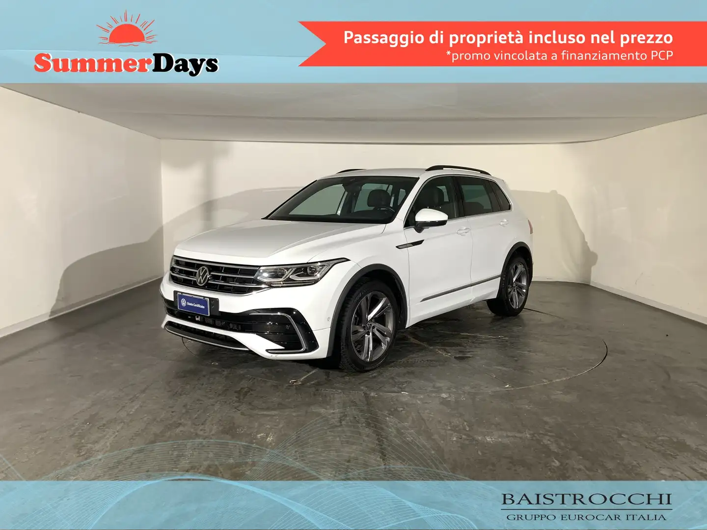 Volkswagen Tiguan 2.0 tdi r-line 150cv dsg Blanco - 1