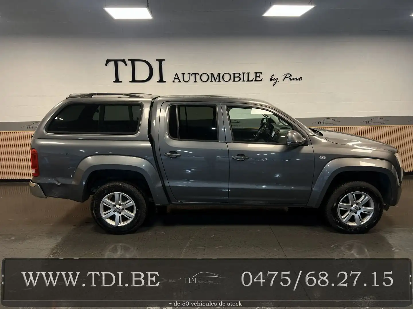 Volkswagen Amarok 2.0 CR Bi-TDi 4Motion Trendline*1er Main*Belge*✔ Gris - 2