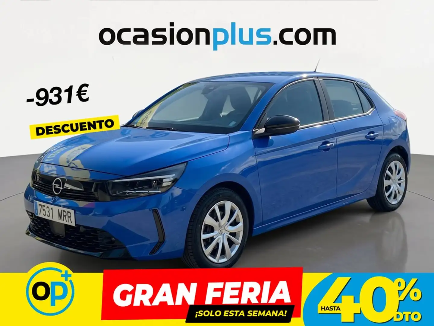 Opel Corsa 1.2 XEL S/S Edition 75 Azul - 1