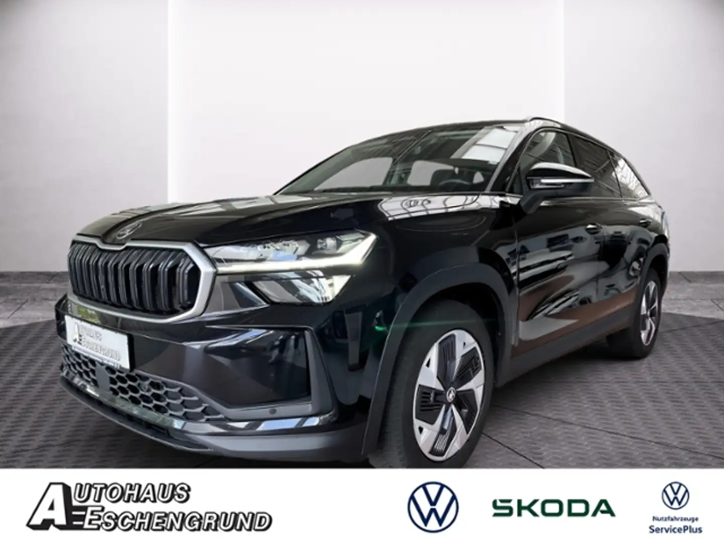 Skoda Kodiaq 2.0 TDI DSG 4x4 SELECTION AHK NAVI KESSY MATRIX Schwarz - 1