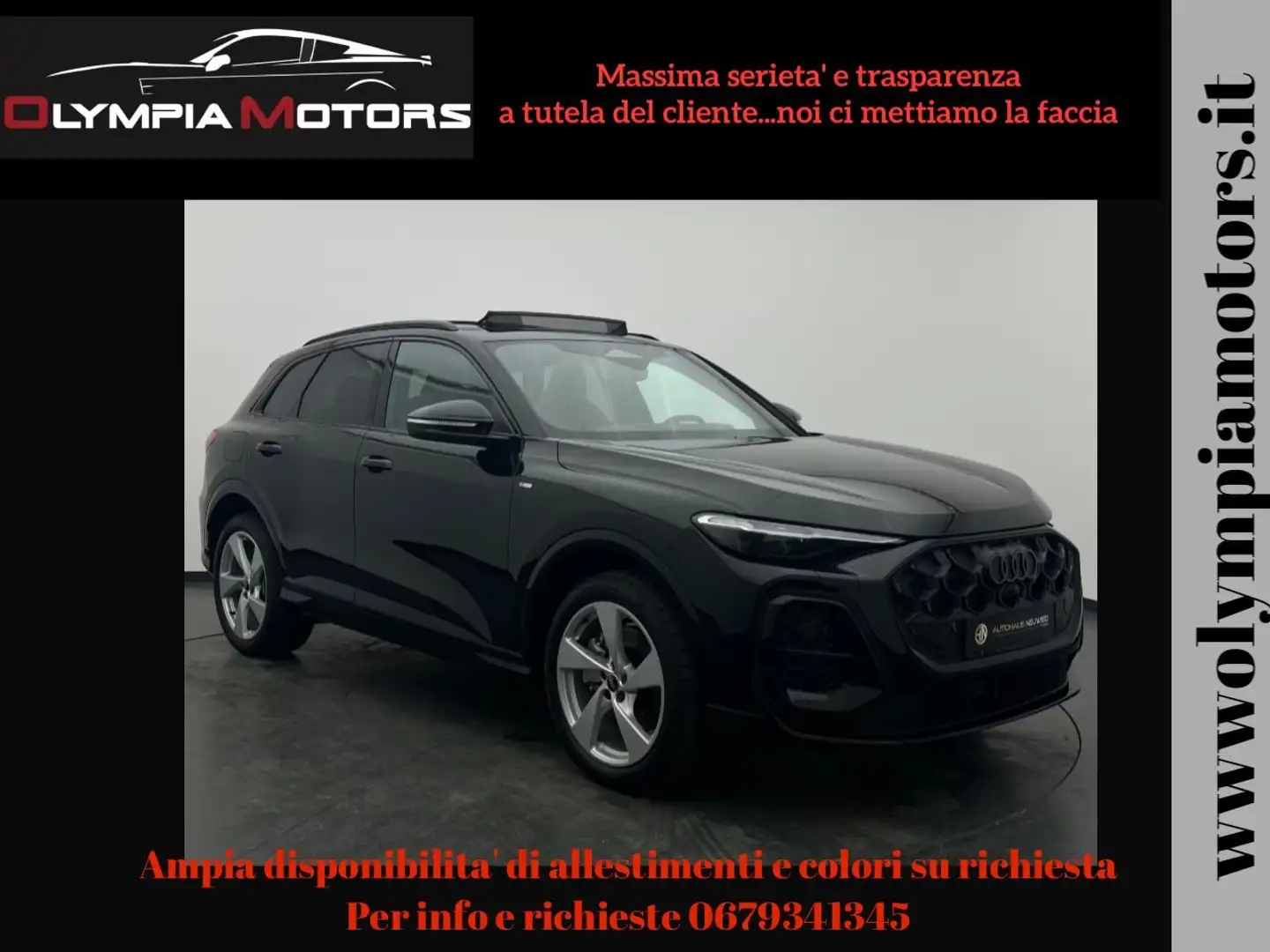 Audi Q5 40 TDI NEW MODEL S LINE TETTO KAMERA 360 MATRIX 20 Nero - 1