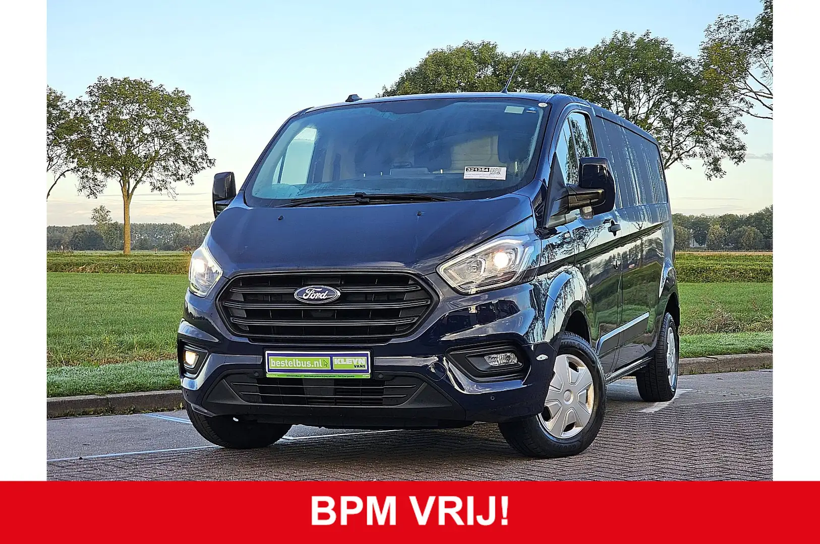 Ford Transit Custom 300 2.0 TDCI L2H1 Trend Navi Trekhaak Airco Euro6 Blau - 2