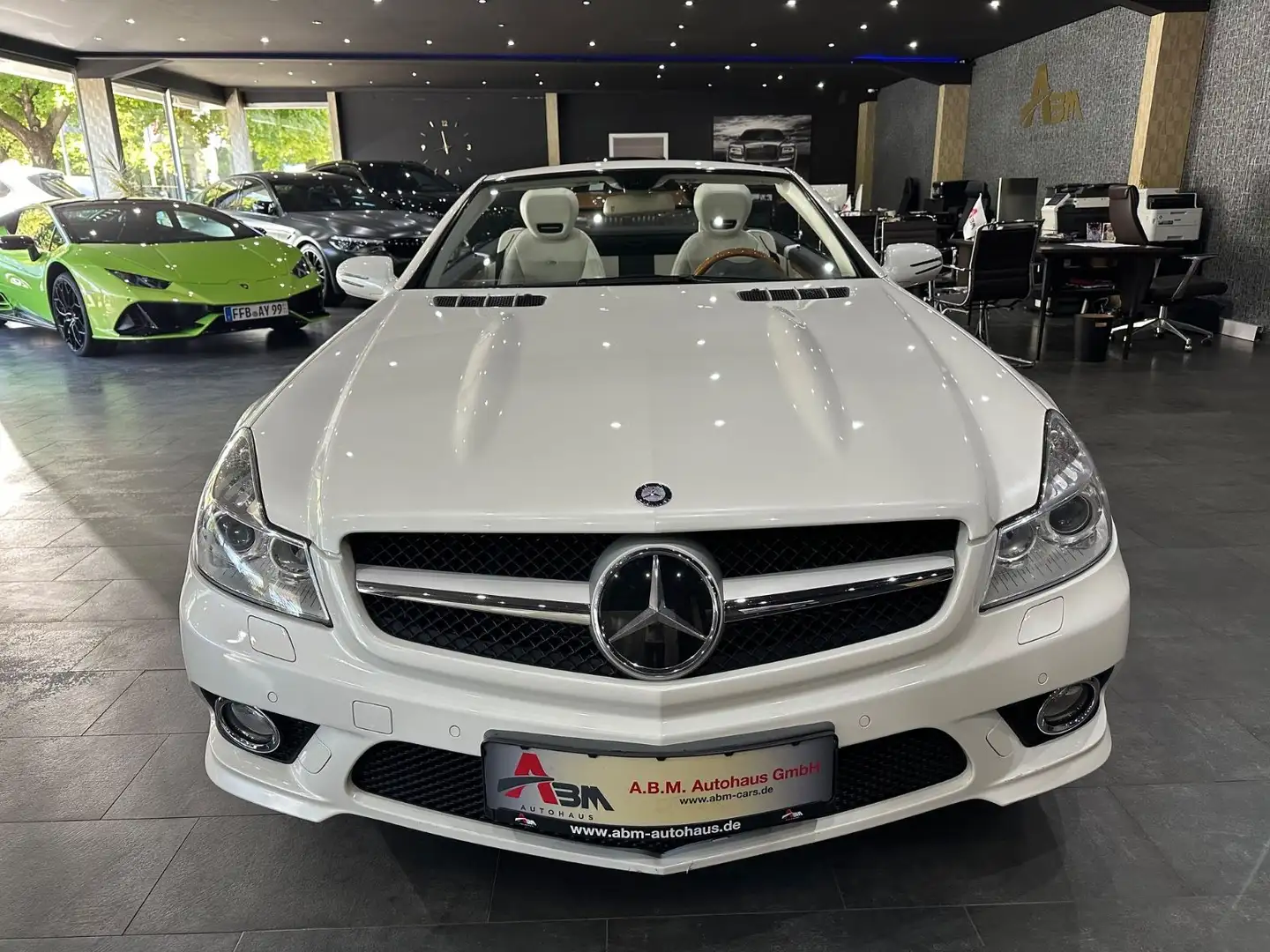 Mercedes-Benz SL 500 AMG Paket / Designo / Airscarf / MwSt. Weiß - 2