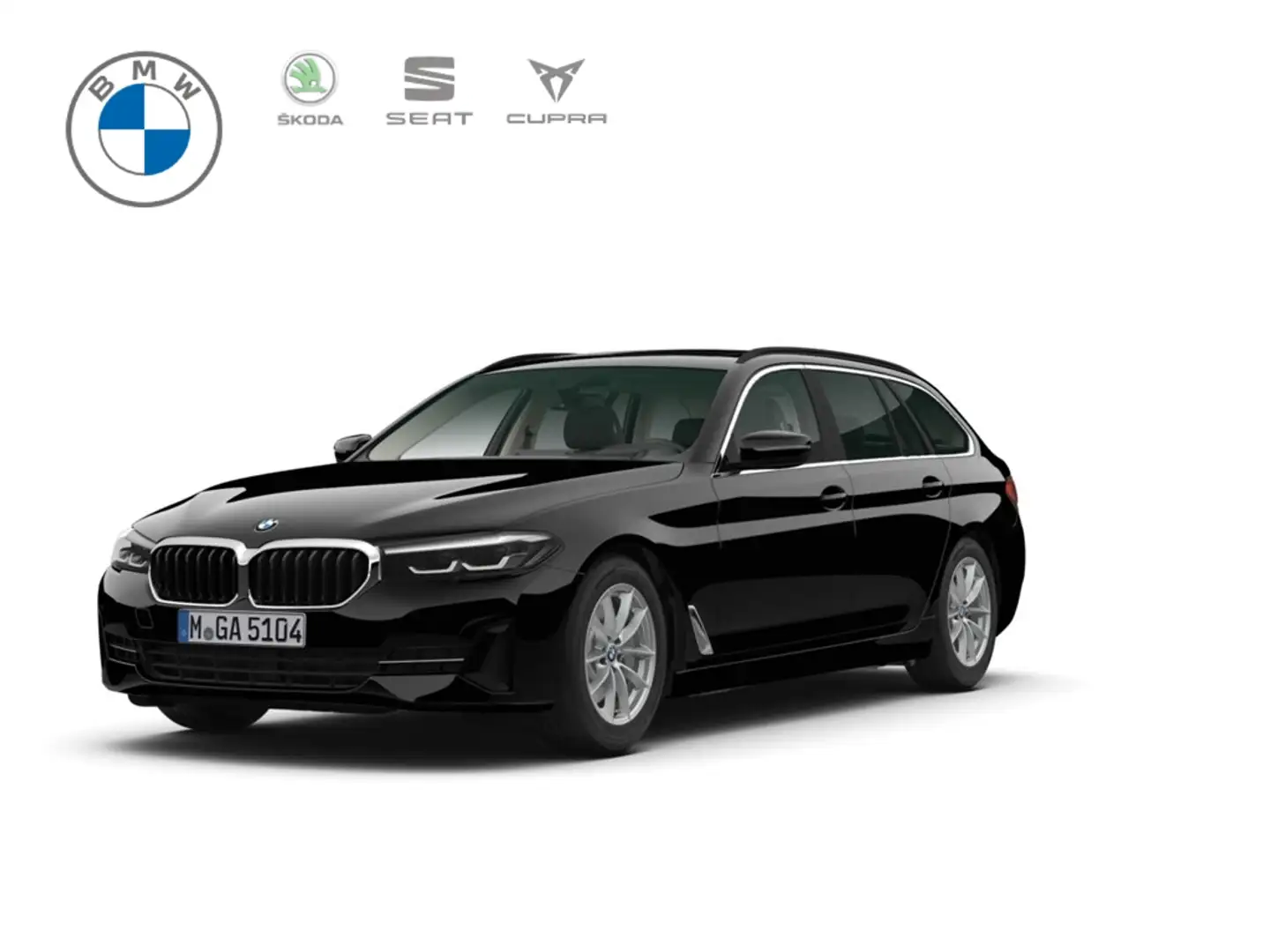 BMW 530 d Touring Aut. AHZV+KLIMA+360 KAMERA+PANORAMA+HEAD Schwarz - 1