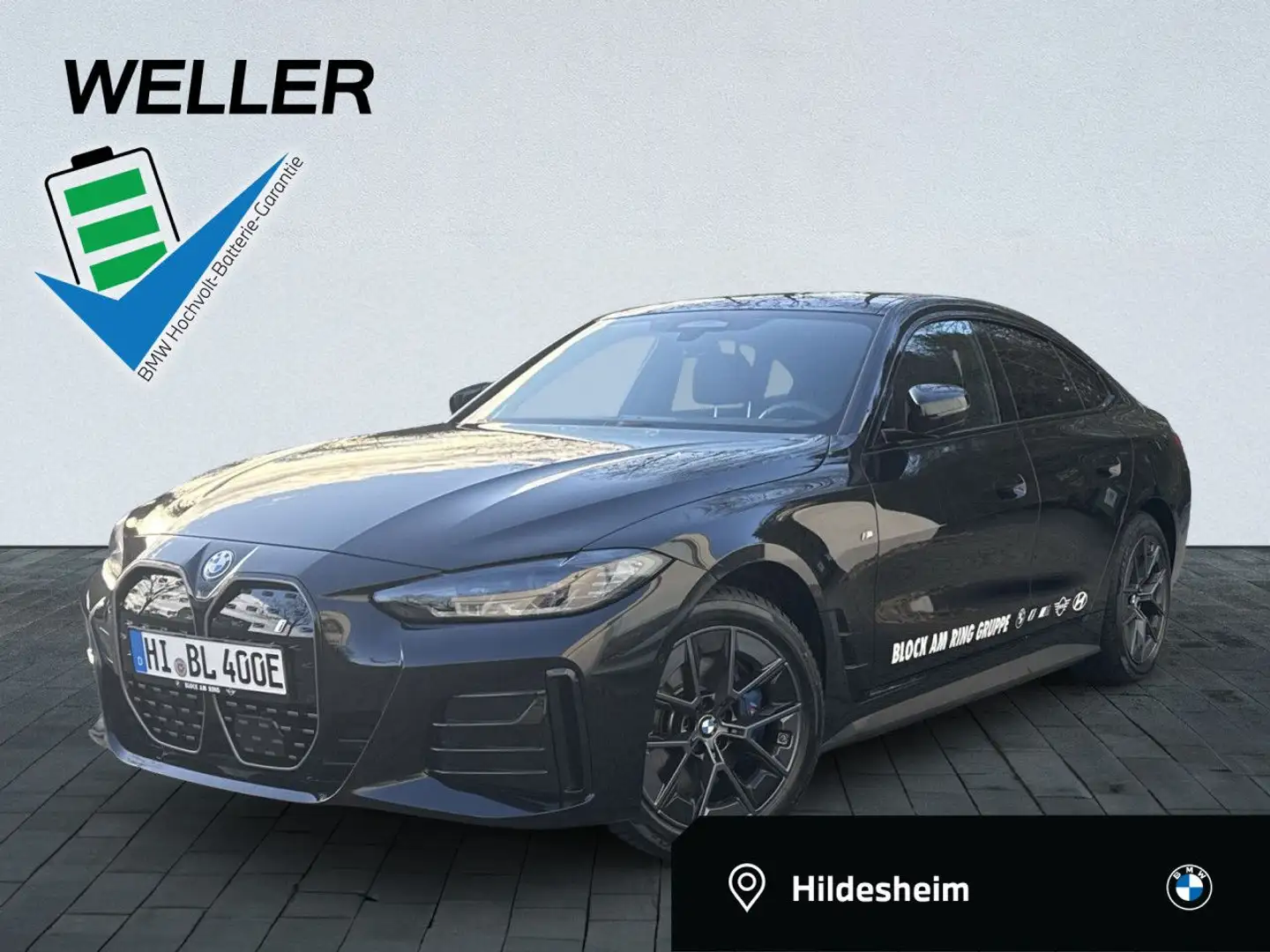 BMW i4 eDrive35 Gran Coupé Sportpaket Bluetooth Navi Schwarz - 1