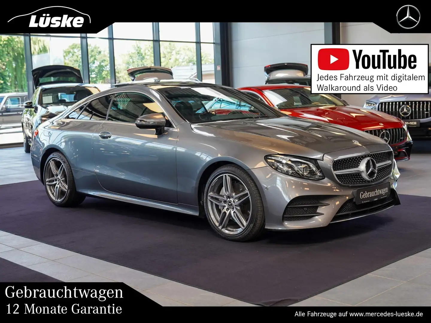 Mercedes-Benz E 200 E 200 Coupé AMG Line MAGIC VISION Pano MULTIBEAM Grau - 1