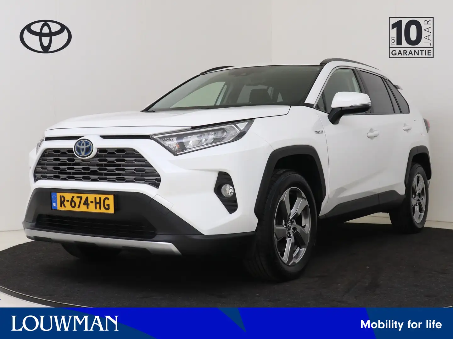 Toyota RAV 4 2.5 Hybrid Dynamic Limited Go I Navigatie I Climat Wit - 1