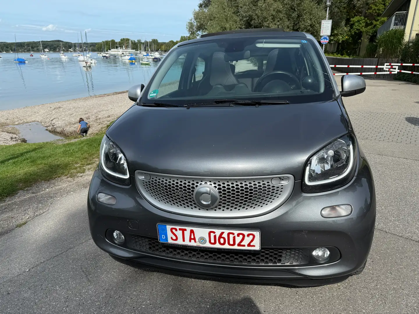 smart forFour smart forfour prime LEDER CABRIO TÜV NEU TOP Grau - 1