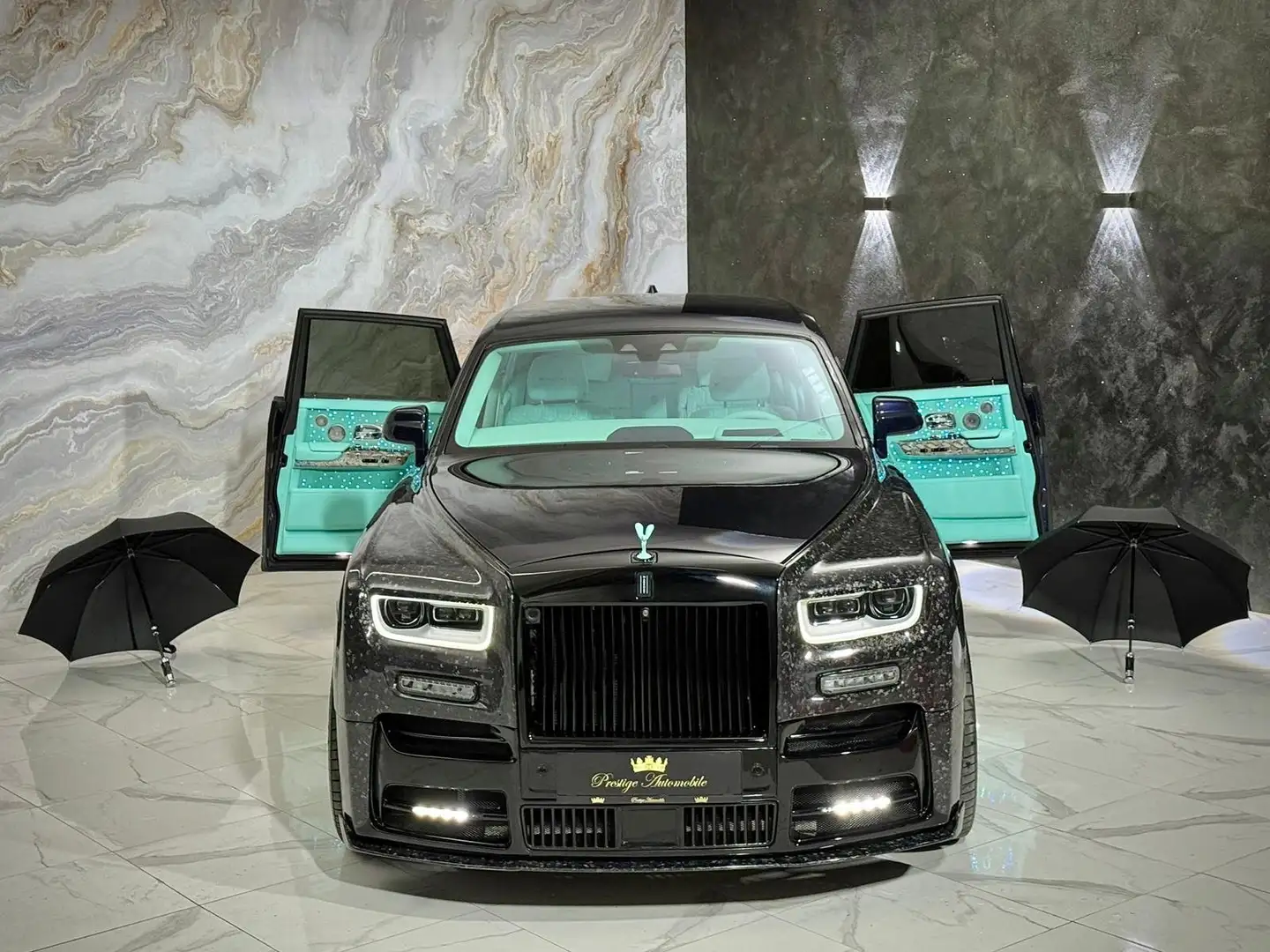 Rolls-Royce Phantom V12 6,7 571PS *MANSORY 1OF1 TIFFANY-FORGED CARBON* Blau - 1