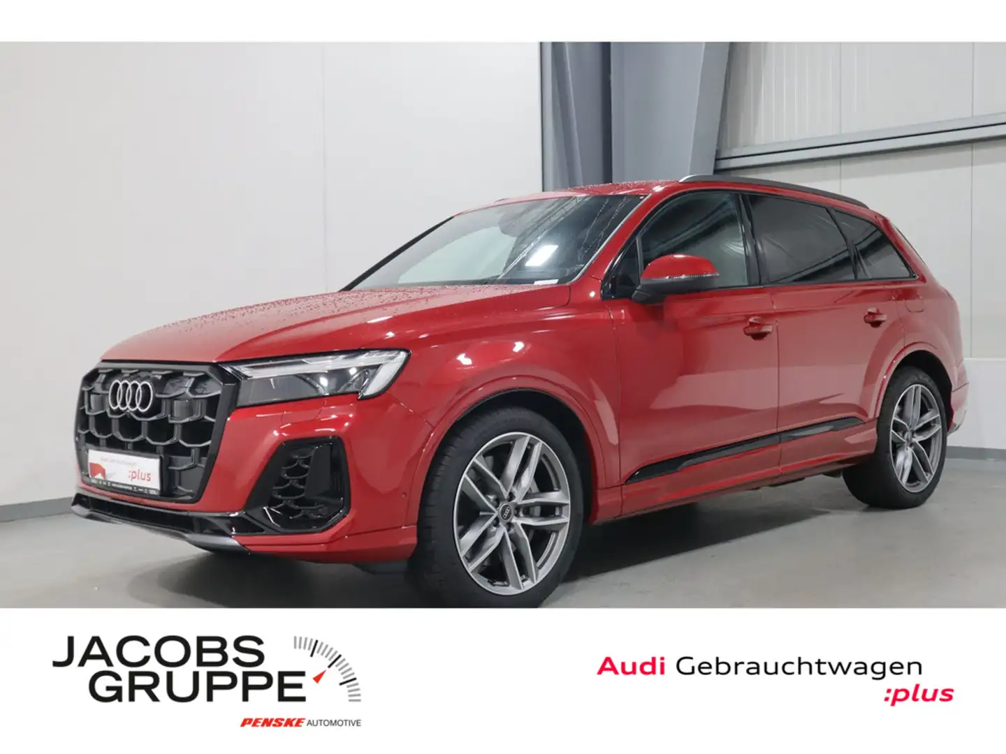 Audi Q7 55 TFSI e quattro S line Navi*Matrix*R-Kamera * Rot - 1