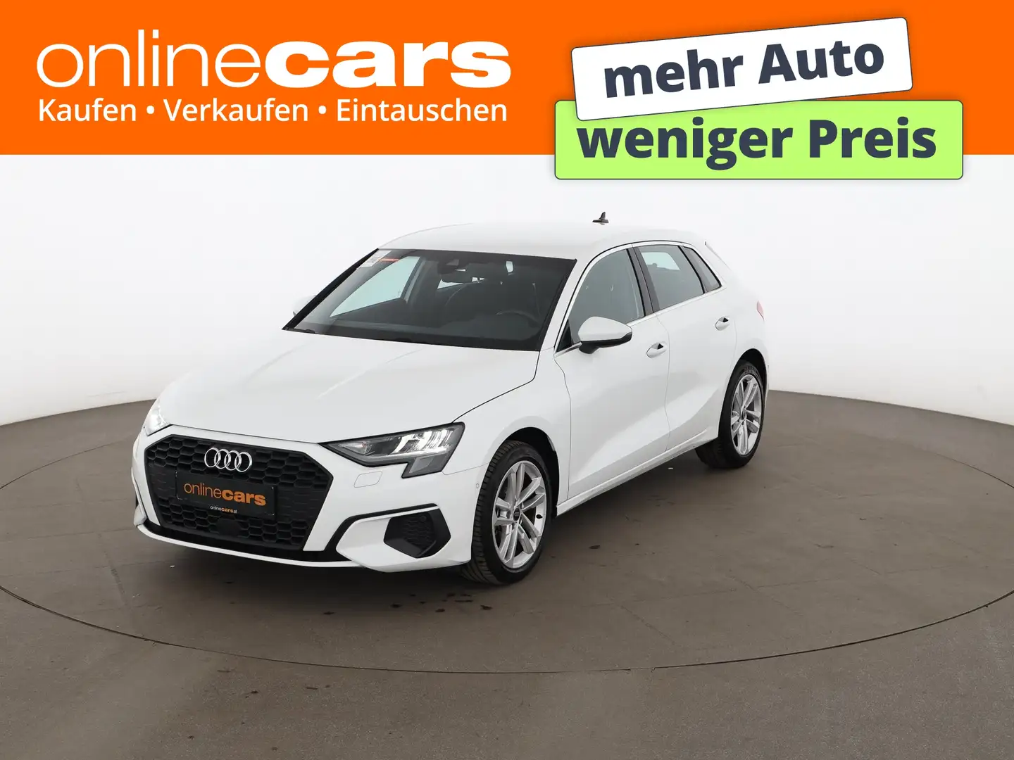 Audi A3 SB 30 TFSI LED R-CAM TEMPOMAT DIGITAL-TACHO Weiß - 1