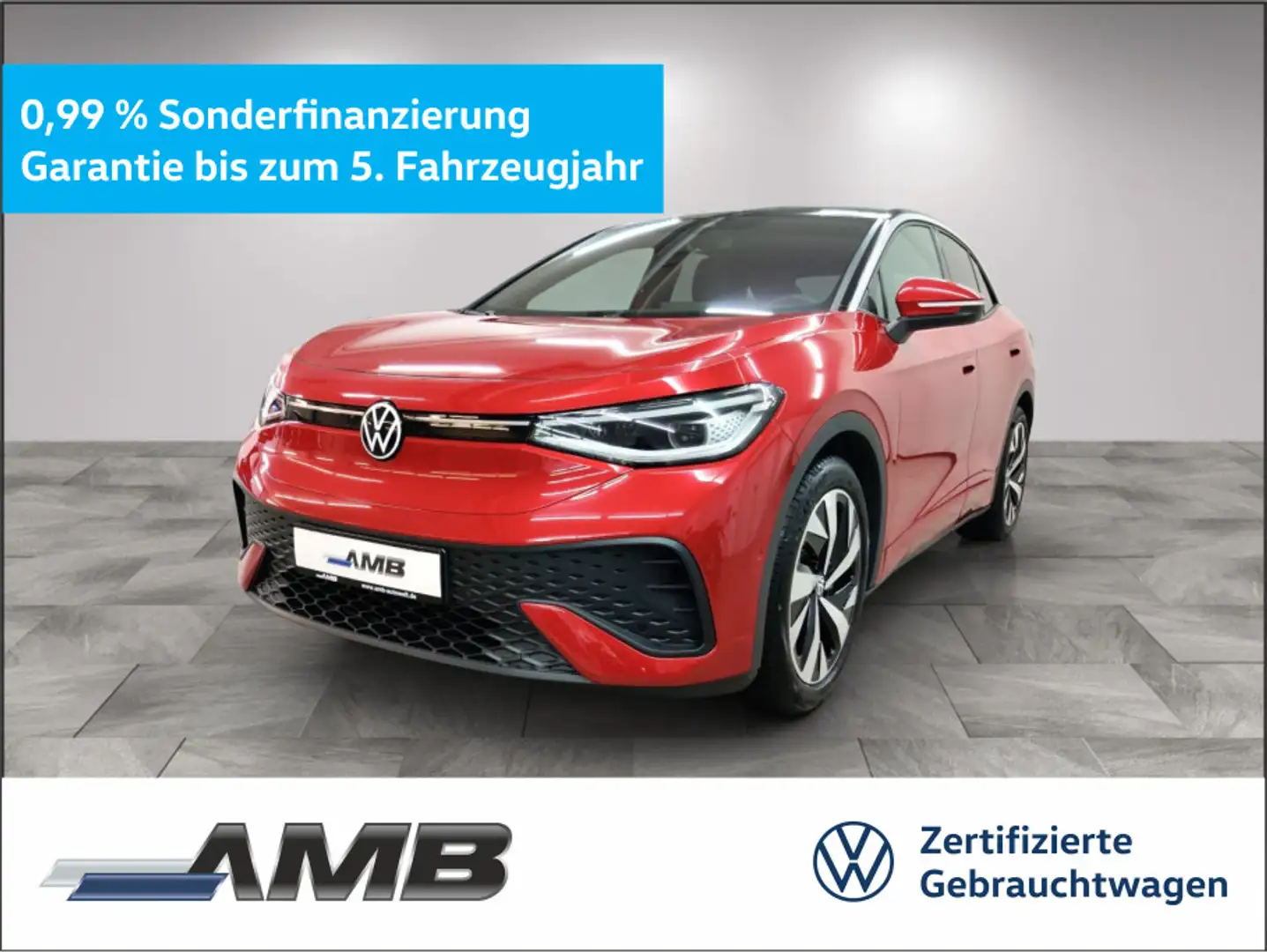 Volkswagen ID.5 Pro 77kWh/AHK/Matrix/Assist/Wärmepu/02.29Ga Rot - 1