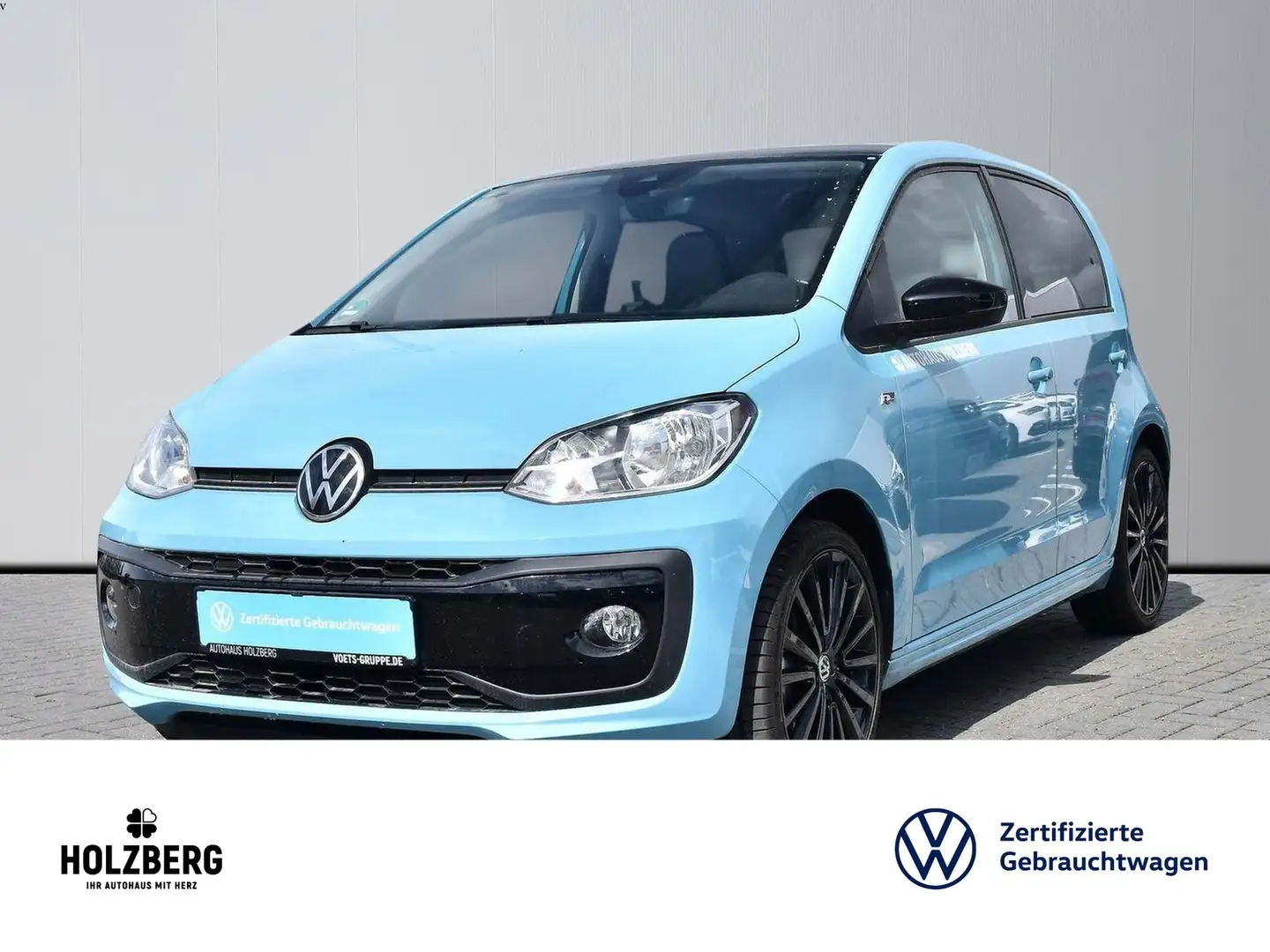 Volkswagen up! 1.0 R-Line 17"+RFK+CLIMATRONIC+PDC+BT+GRA Bleu - 1