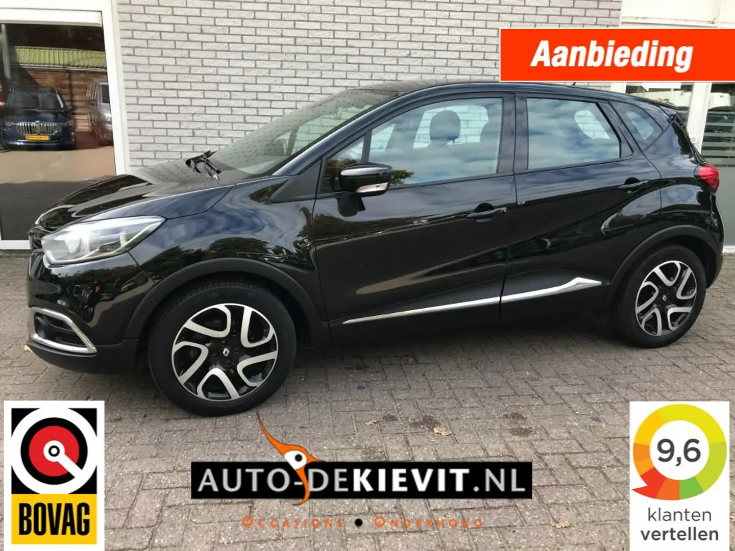 Renault Captur 1.2 TCE Dynamique ** Automaat/Camera** Zwart - 1