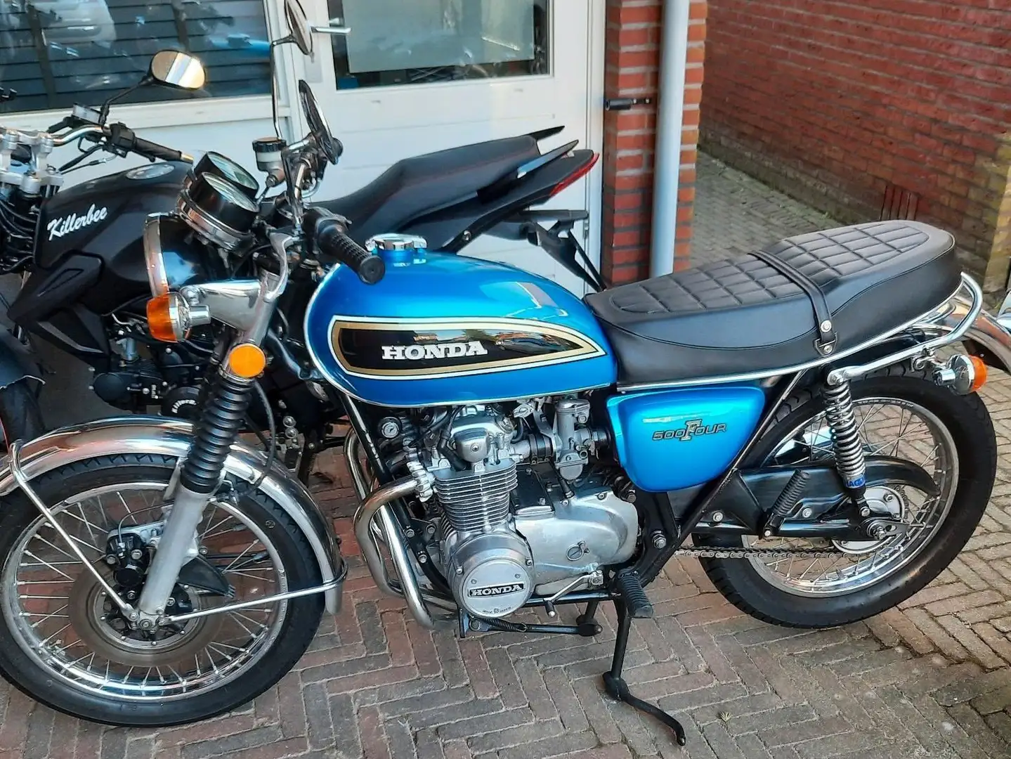 Honda CB 500 Four Bleu - 1