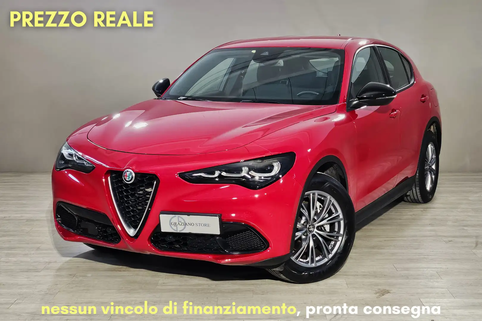 Alfa Romeo Stelvio ALFA ROMEO Stelvio 2.2 Turbodiesel 160 CV AT8 RWD Rouge - 1