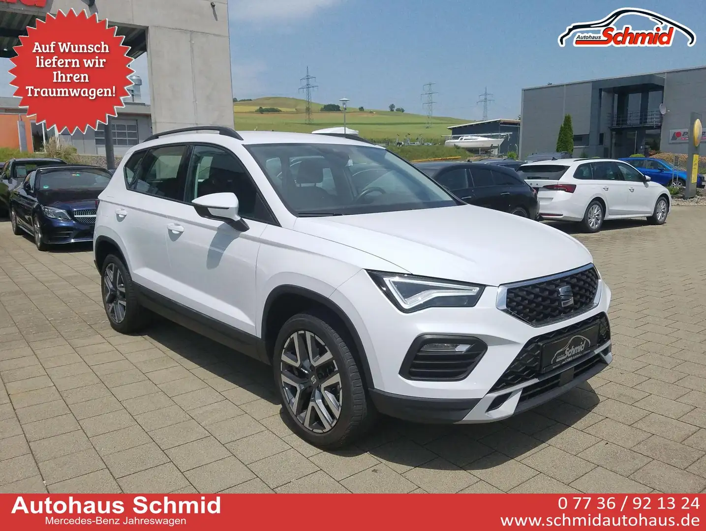SEAT Ateca 1,5 TSI Style DSG Kamera, ACC, 1,5 Wit - 1