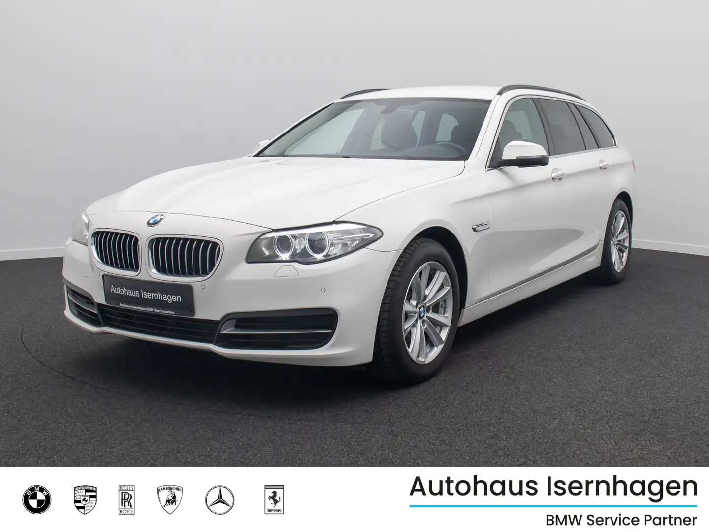 BMW 525 H K AHK 4xKlima GeschwindigReg PDC Blanco - 1