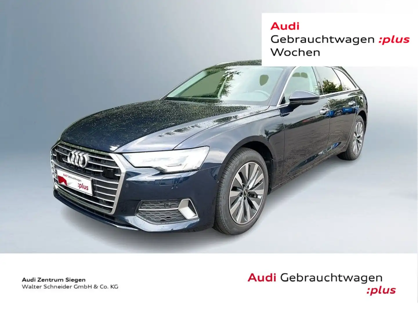 Audi A6 40 TDI Matrix LED Navi AHK Leder Blau - 1