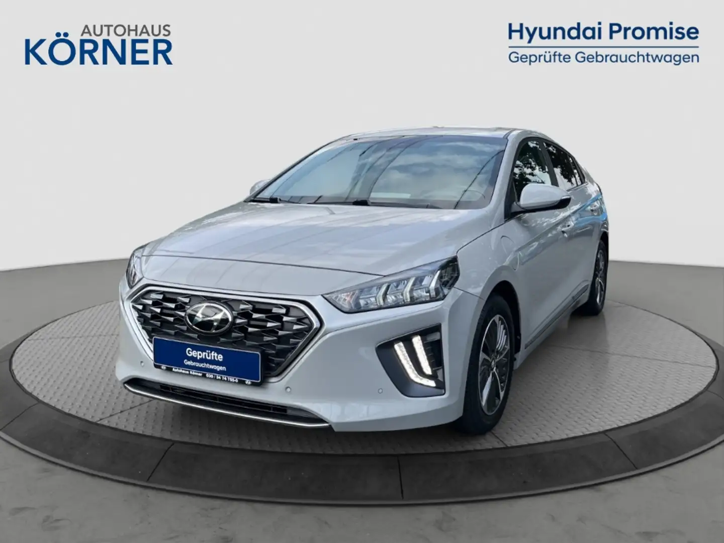 Hyundai IONIQ PLUG-in-Hybrid PRIME 1.6 GDi *LEDER*KLIMASITZ*LED* Grau - 2