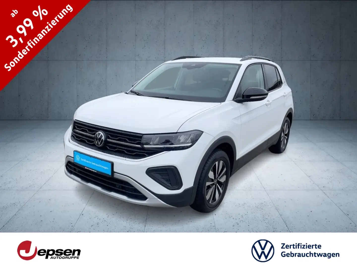 Volkswagen T-Cross Goal 1.0 TSI AHK+ACC+LM+LED+SHZ+RearView Weiß - 1