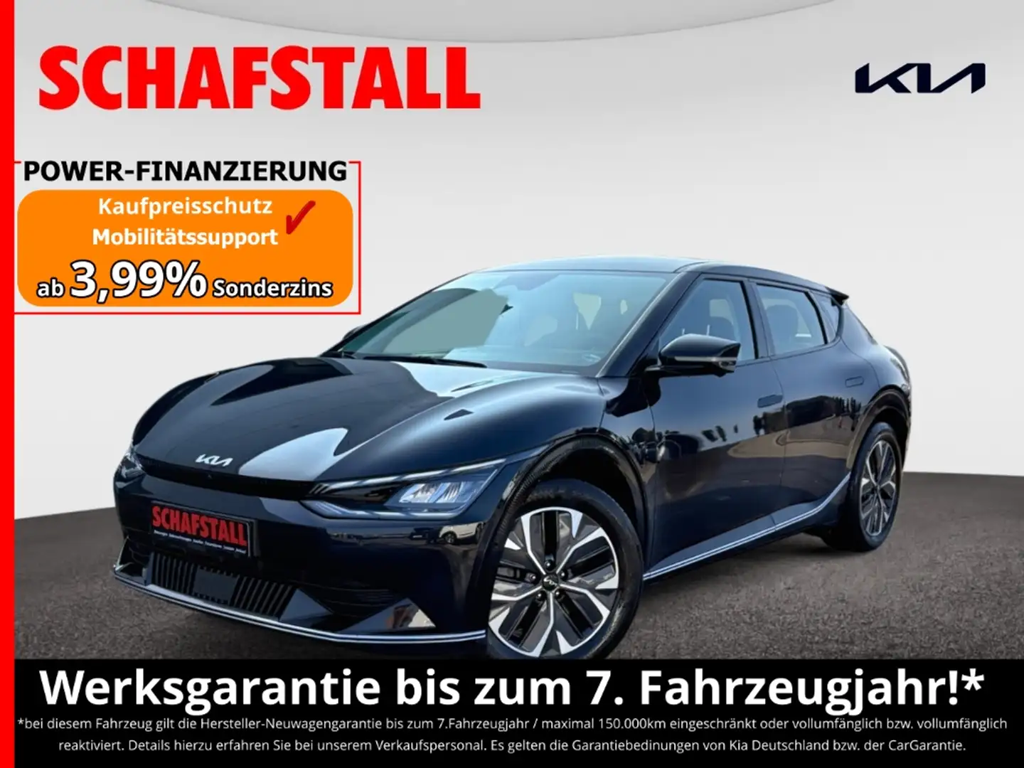 Kia EV6 58 RWD AIR COM ASS LEDER 1.HAND GARANTIE SOFORT Blau - 1