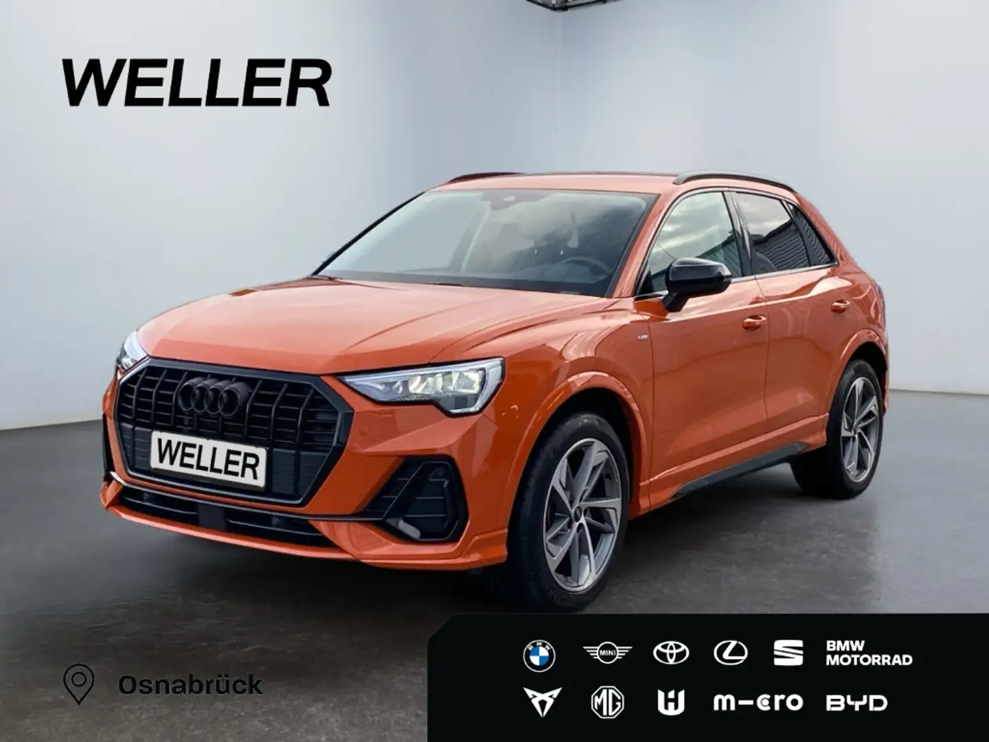 Audi Q3 35 TDI S tronic *S line*AHK*ACC*Optik*SHZ*PDC* Orange - 1
