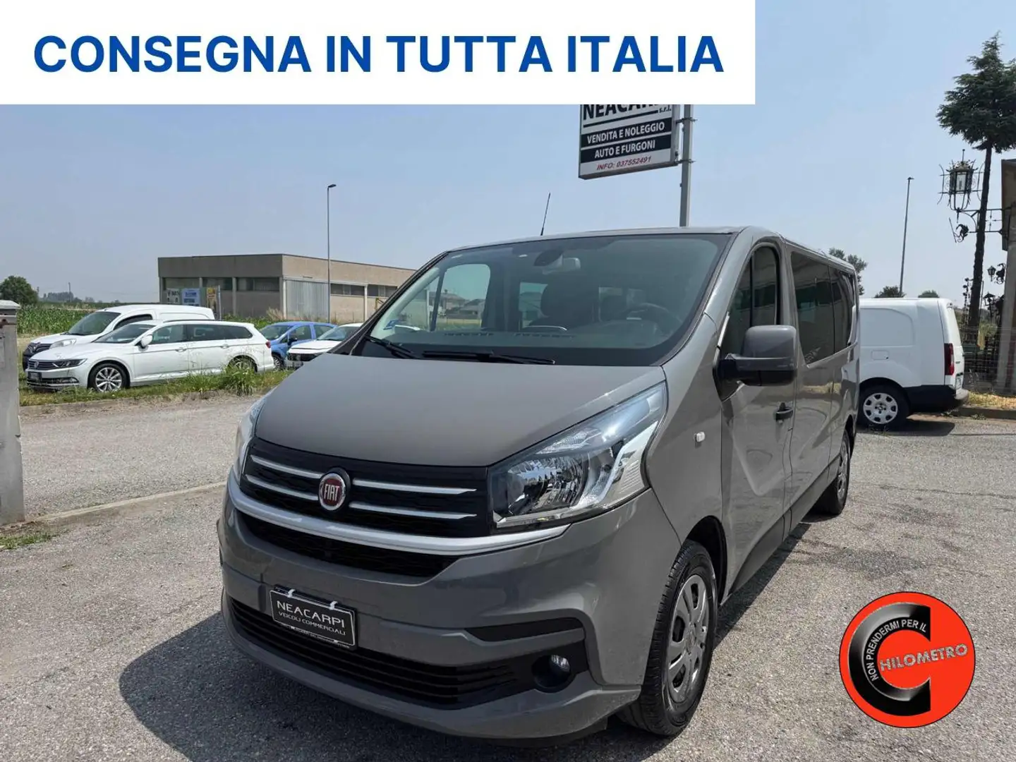 Fiat Talento 1.6 MJT 120 CV(L2 PL-TN)PULMINO 8 POSTI-E6C-NAVI- Grey - 1