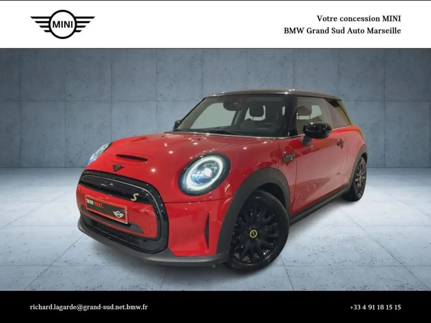 MINI Cooper SE Cooper SE 184ch Classic BVA 5CV Rouge - 1