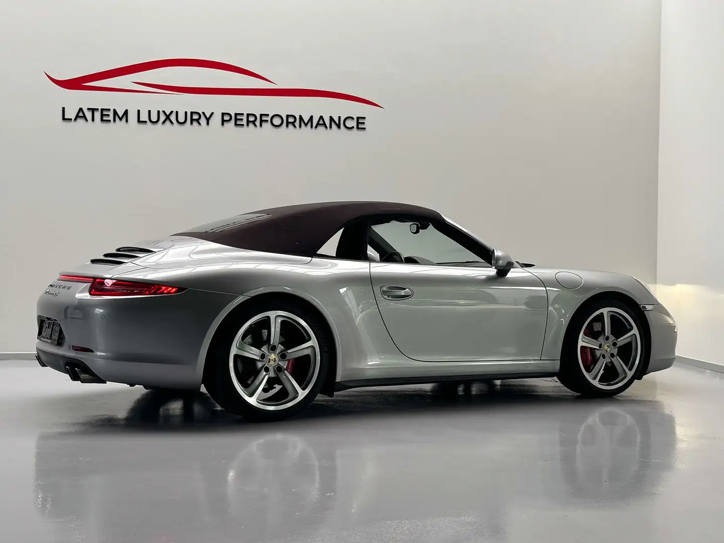 Porsche 991 911 Carrera 4S Cabriolet PDK Zilver - 2