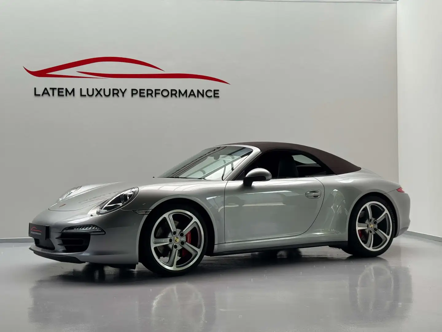 Porsche 991 911 Carrera 4S Cabriolet PDK Zilver - 1