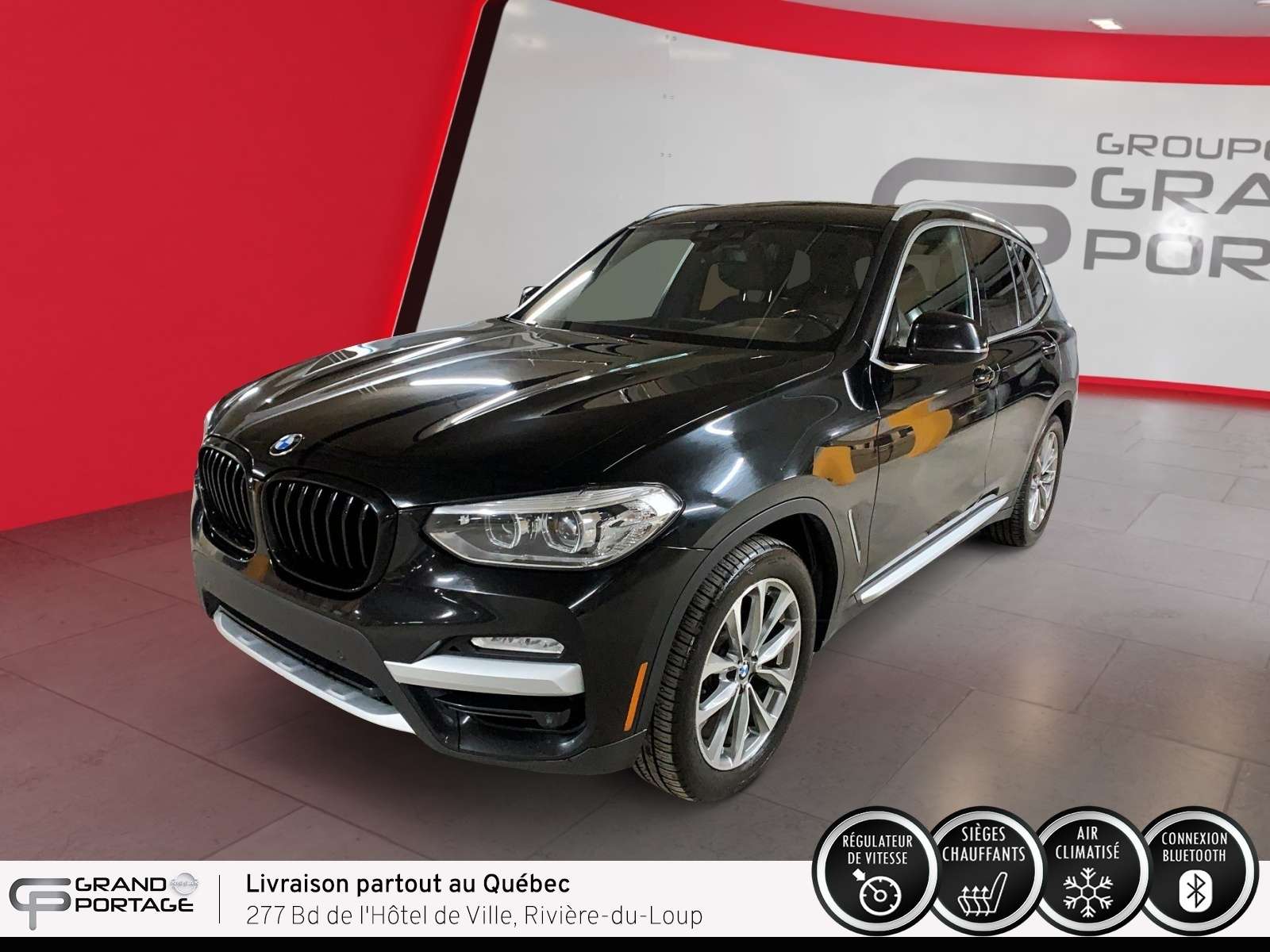 2019 BMW X3 xDrive30i, boîte automatique à traction intégrale