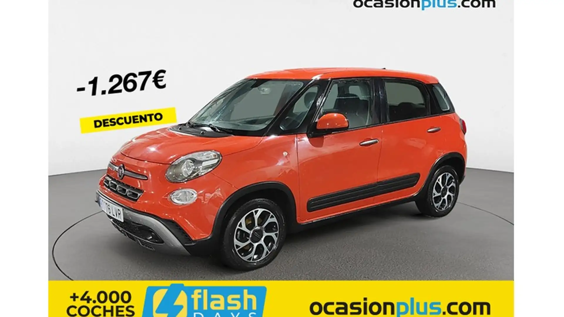 Fiat 500L 1.4 Cult Oranje - 1