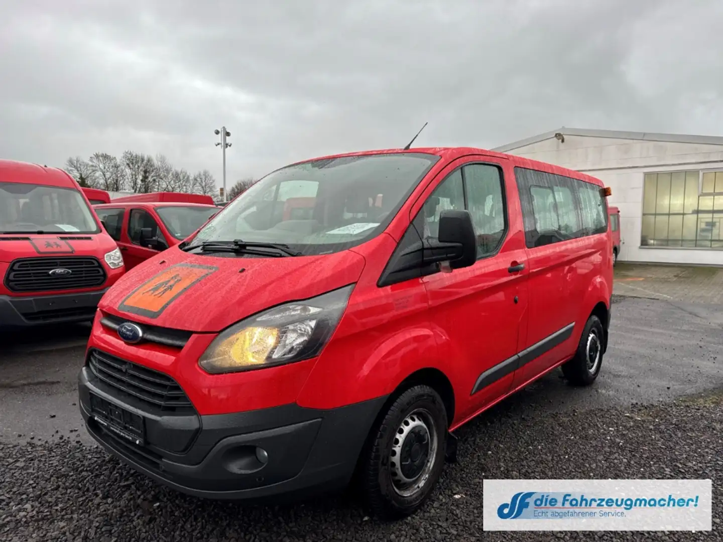Ford Transit Custom Tourneo 300 L1  *2535 *EXPORT Rouge - 2