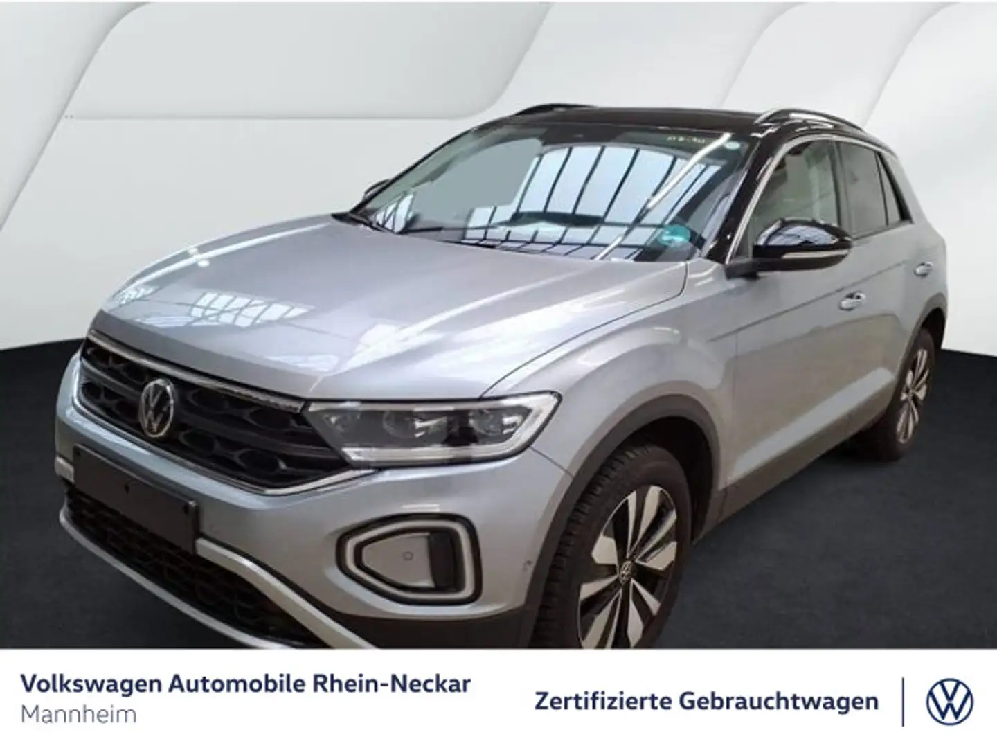 Volkswagen T-Roc 2.0 TDI GOAL DSG Navi AHK Kamera uvm Silber - 2