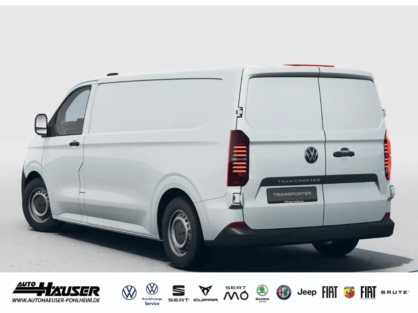 Volkswagen Transporter T7 Kastenwagen LR 2.0 TDI AHKV TEMPOMAT PDC LED KL Weiß - 2