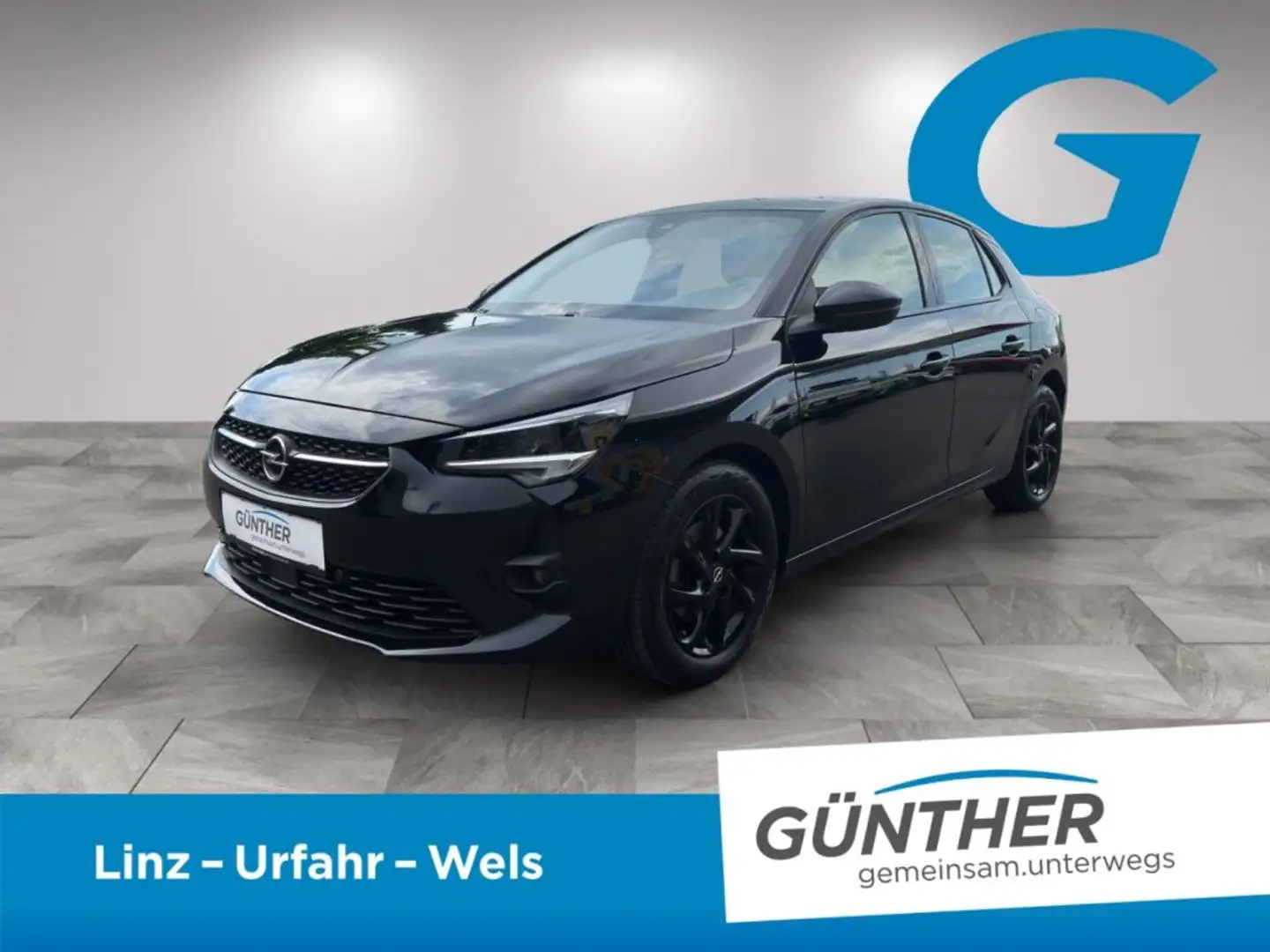 Opel Corsa GS 1.2  Direct Injection Turbo Schwarz - 1