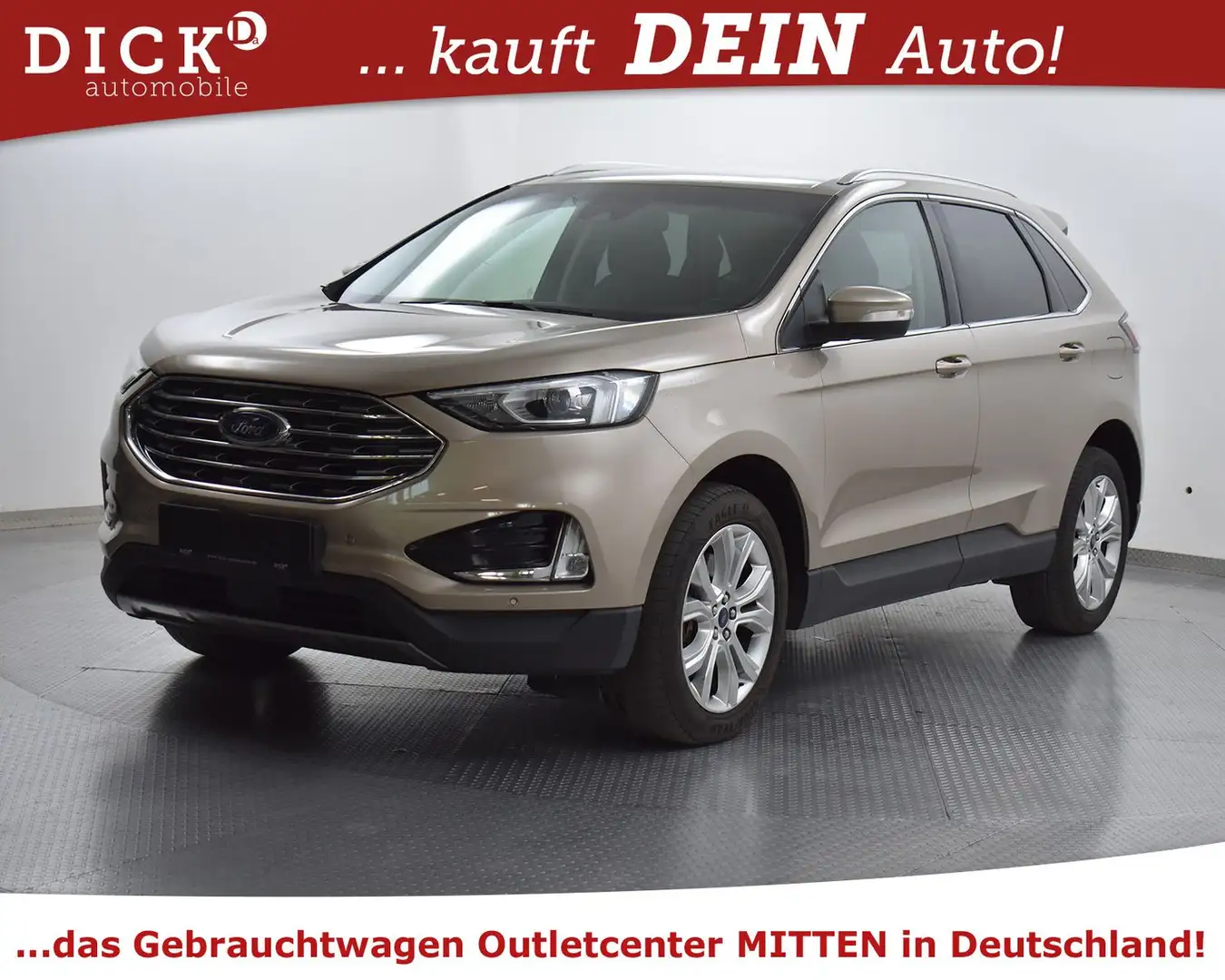 Ford Edge 2.0d Aut Titan NAVI+LED+SHZ+KAMER+TEMP+AHK+ Béžová - 2