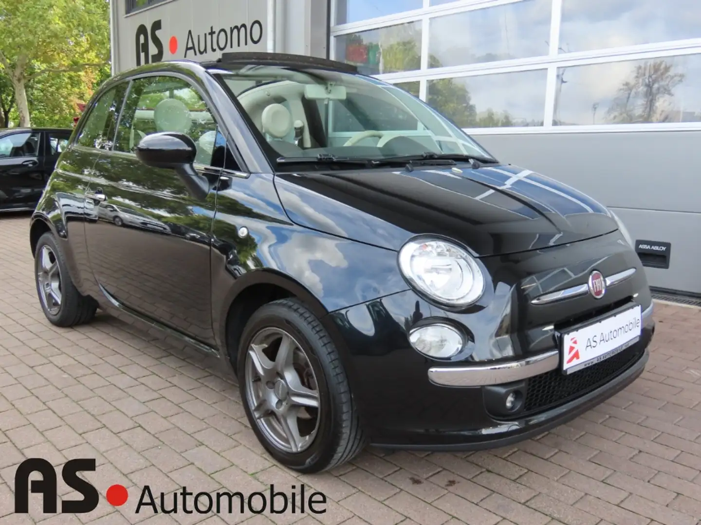 Fiat 500C Lounge 1.2 8V 2.Hd*Klima*Schiebedach*PDC Schwarz - 1