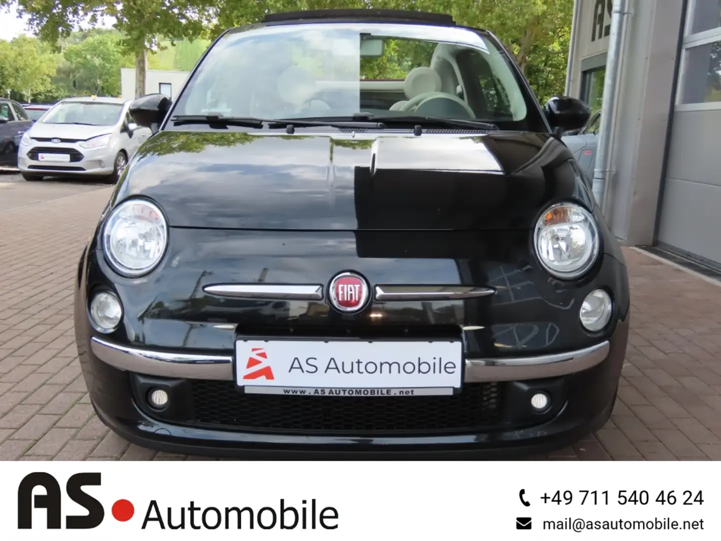 Fiat 500C Lounge 1.2 8V 2.Hd*Klima*Schiebedach*PDC Schwarz - 2