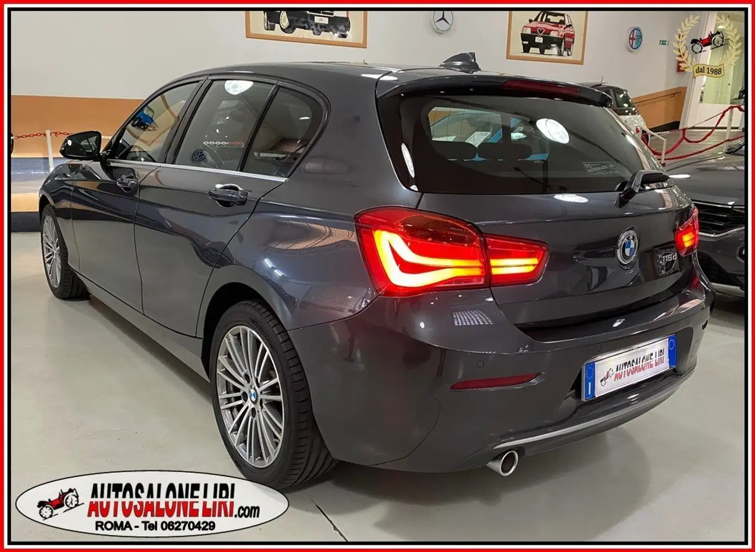 BMW 116 d -AUTOMATICO- URBAN 5P 1.5D 116cv *NEOPATENTATI* Grigio - 2