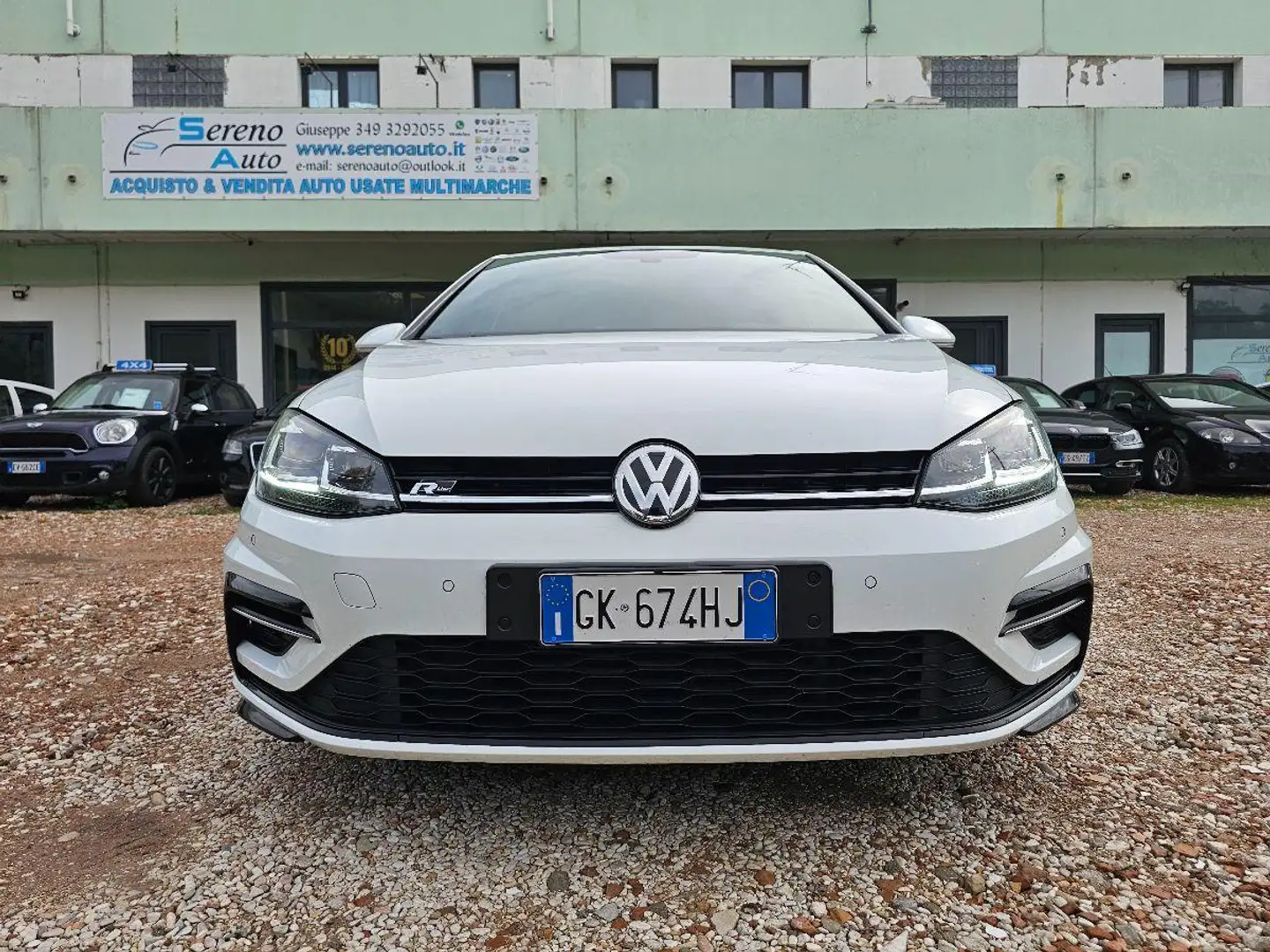 Volkswagen GOLF 7.5 1.6 TDI 115cv R-LINE Wit - 2