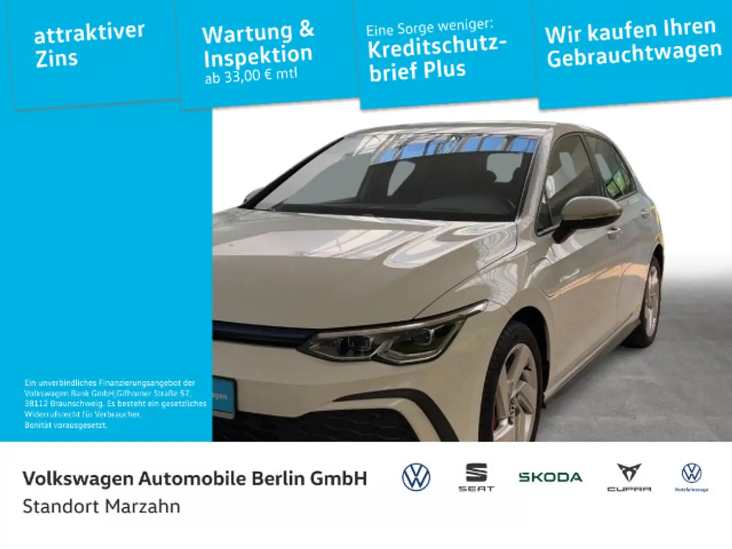 Volkswagen Golf GTE GTE Weiß - 1